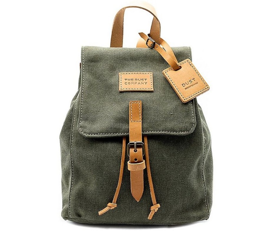 Borse The Dust Company Zaino | Model 226 Canvas And Leather Women'S Backpack