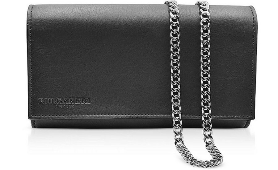 Borse Bulganeri Clutch & Mini | Vegan Leather Wallet Bag W/Chain