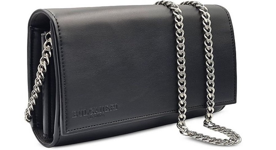 Borse Bulganeri Clutch & Mini | Vegan Leather Wallet Bag W/Chain