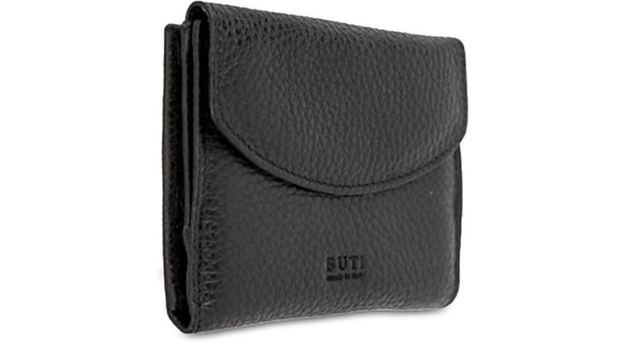 Borse Buti Portafogli & Co. | Squared Embossed Leather Women'S Flap Wallet