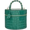 Borse Buti Exotics | 23 Croco M Printed Calfskin Bucket Bag W/Jewelry Handle