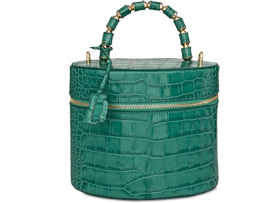 Borse Buti Exotics | 23 Croco M Printed Calfskin Bucket Bag W/Jewelry Handle