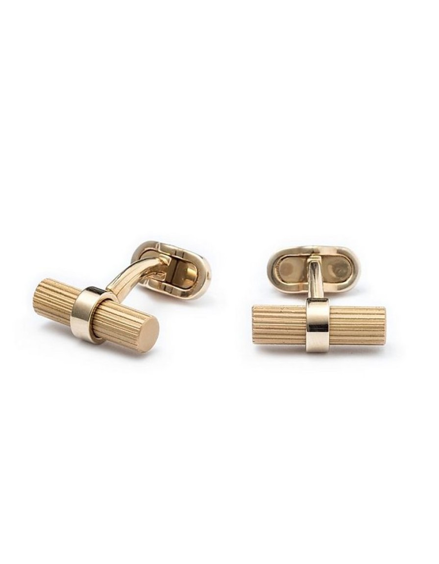 Gioielli Mon Art Gioielli Uomo | Baton Brass Men'S Cufflinks