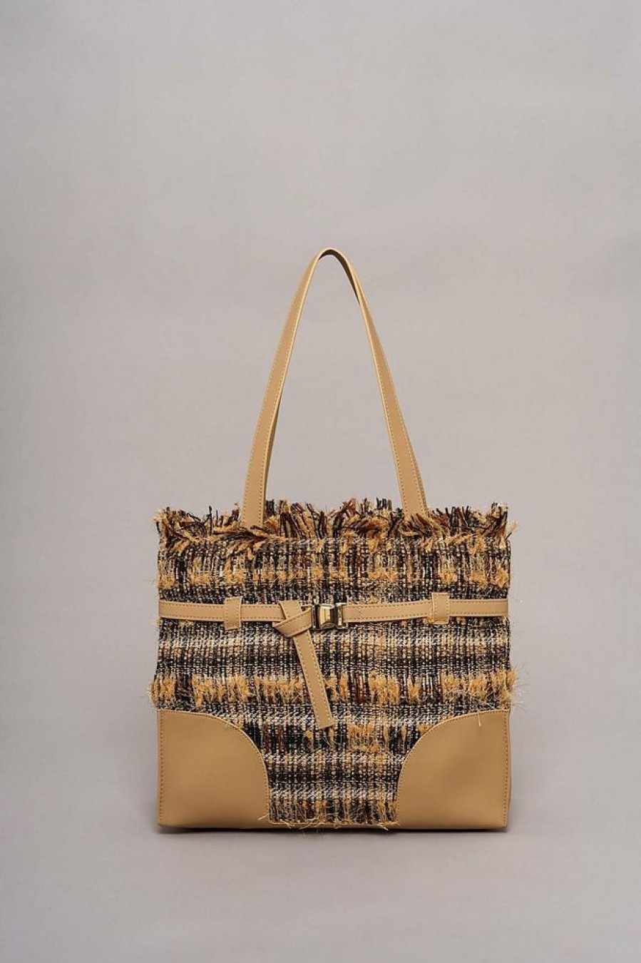 Borse Kontessa Shopping | Art. 9180 Borsa Grande Corvara - Shopping Big In Boucle Farbric