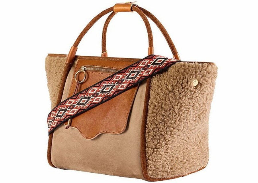 Borse ViaMailBag Shopping | Etoile Suede - Eco-Friendly Faux Sheepskin Tote Bag