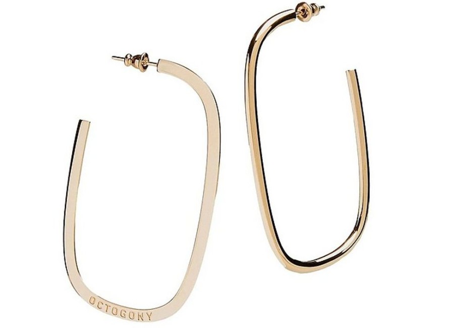 Gioielli Octogony Contemporary Jewelry | Breezy 01 Hoop Earrings