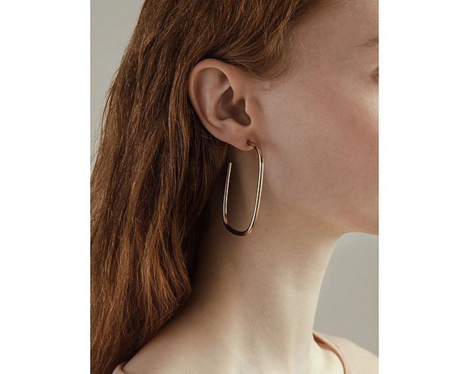 Gioielli Octogony Contemporary Jewelry | Breezy 01 Hoop Earrings