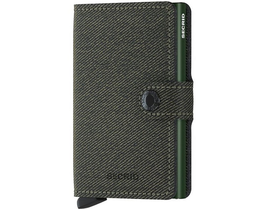 Borse Secrid Portafogli & Co. | Twest Sliding Green Wallet