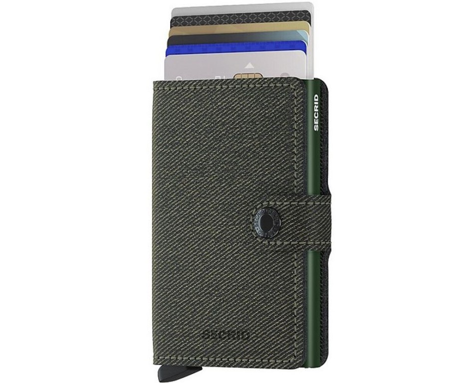 Borse Secrid Portafogli & Co. | Twest Sliding Green Wallet