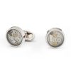 Gioielli Mon Art Gioielli Uomo | Round Brass Cufflinks W/Clock Gears