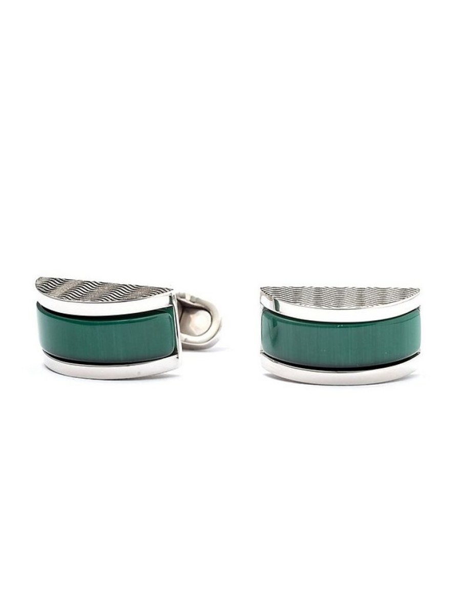 Gioielli Mon Art Gioielli Uomo | Brass And Semi-Precious Stone Men'S Cufflinks