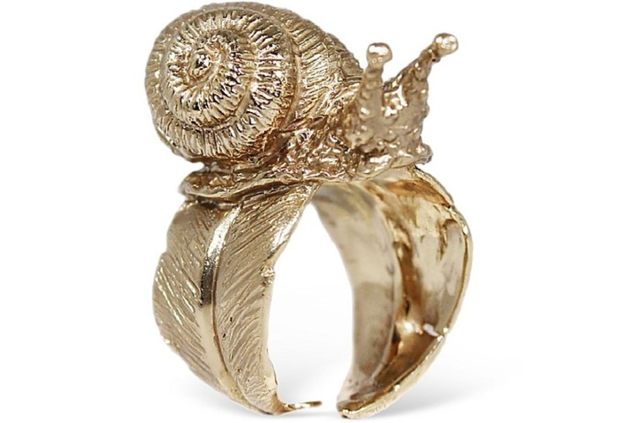 Gioielli Bernard Delettrez Contemporary Jewelry | Bronze Snail Ring