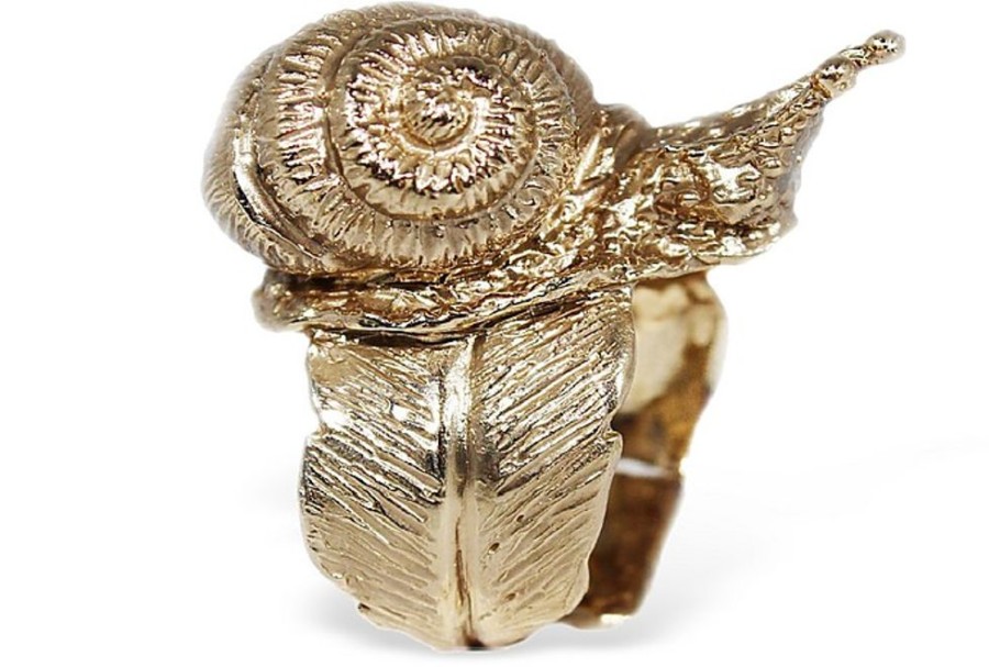 Gioielli Bernard Delettrez Contemporary Jewelry | Bronze Snail Ring