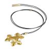 Gioielli Stefano Patriarchi Contemporary Jewelry | Ice Etched Golden Silver Long Necklace