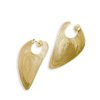 Gioielli Stefano Patriarchi Contemporary Jewelry | Etched Golden Silver Drop Earrings