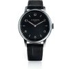 Gioielli Locman Orologi Uomo | 1960 Three Hands Quartz Stainless Steel Black Dial Men'S Watch W/Leather Strap