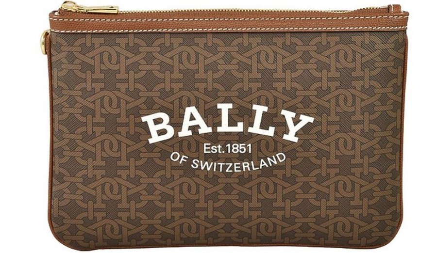 Borse Bally Clutch & Mini | Women'S Brown Clutch