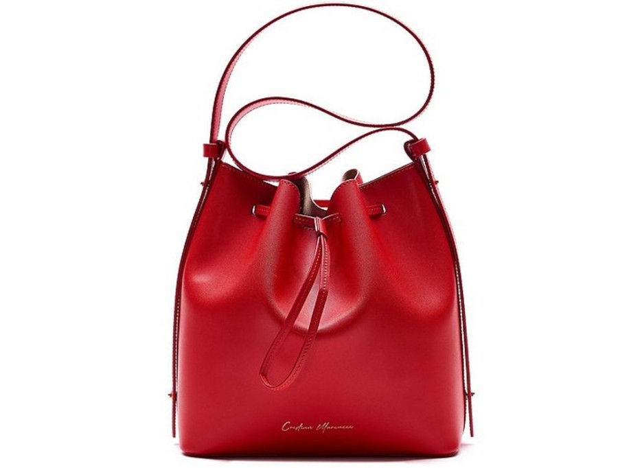 Borse Cristian Marcucci Bucket | Sandra - Leather Bucket Bag