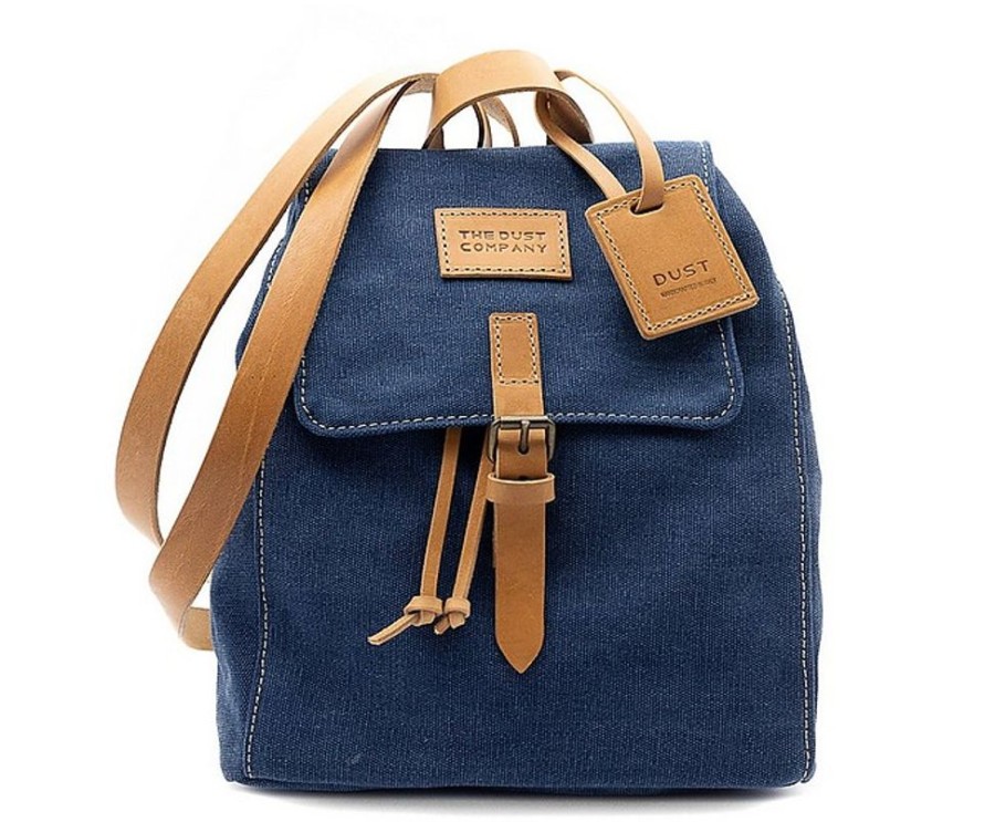 Borse The Dust Company Zaino | Model 226 Canvas And Leather Women'S Backpack