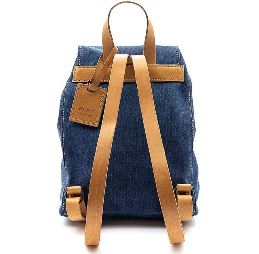 Borse The Dust Company Zaino | Model 226 Canvas And Leather Women'S Backpack