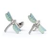 Gioielli Mon Art Gioielli Uomo | Enamel And Brass Men'S Dragonfly Cufflinks