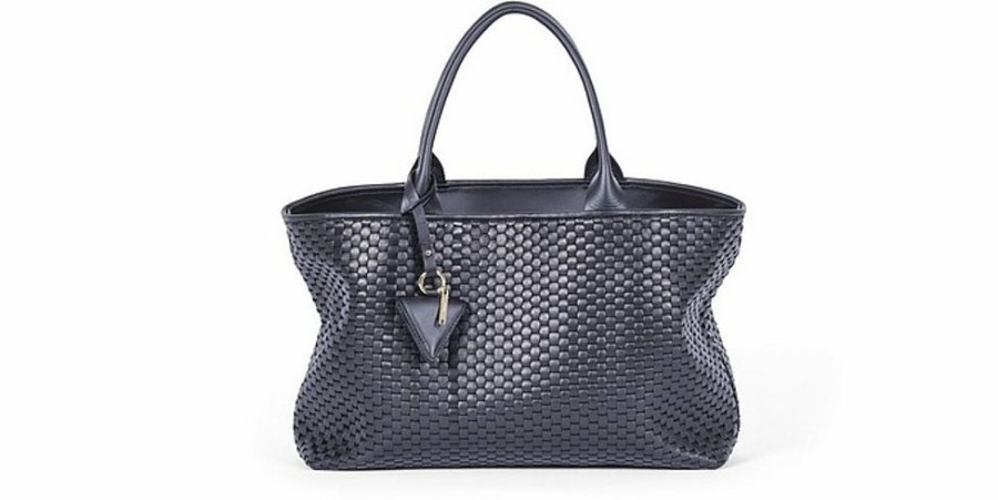 Borse Parise Shopping | Shp-60-M - Woven Leather Tote Bag