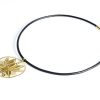 Gioielli Stefano Patriarchi Contemporary Jewelry | Etched Golden Silver Small Loto Choker