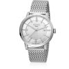 Gioielli Ferre' Milano Orologi Uomo | Silver Dial Stainless Steel Men'S Watch W/Mesh Strap