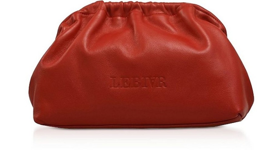 Borse Lebiar Clutch & Mini | Vittoria Pochette In Pelle Con Tracolla