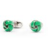 Gioielli Mon Art Gioielli Uomo | Tresse Enamelled Brass Men'S Knot Cufflinks