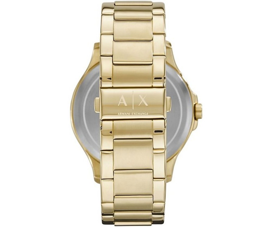 Gioielli Armani Exchange Orologi Uomo | Gold-Tone Stainless Steel Men'S Watch & Black Bracelet Set