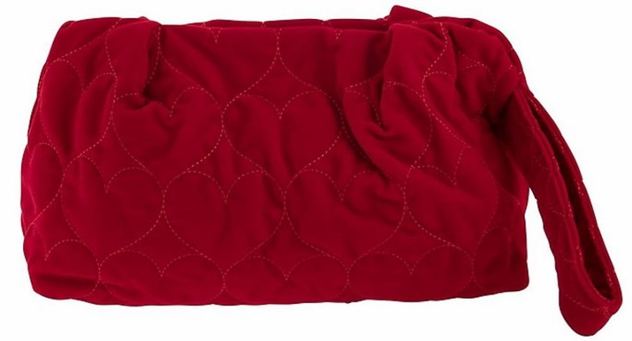 Borse Saint Barth Mc2 Clutch & Mini | Quilted Velvet Clutch Bag