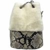 Borse Marco Masi Bucket | 3384 - Python And Cream Bucket Bag