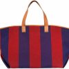 Borse Pier Sicilia Shopping | Tote Clo - Brick Red And Blue Tote Bag