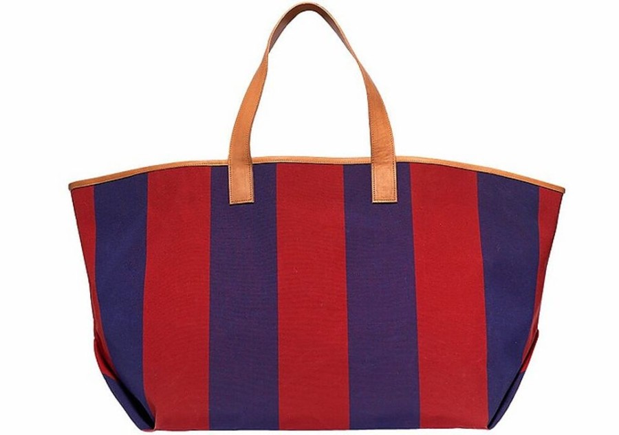 Borse Pier Sicilia Shopping | Tote Clo - Brick Red And Blue Tote Bag