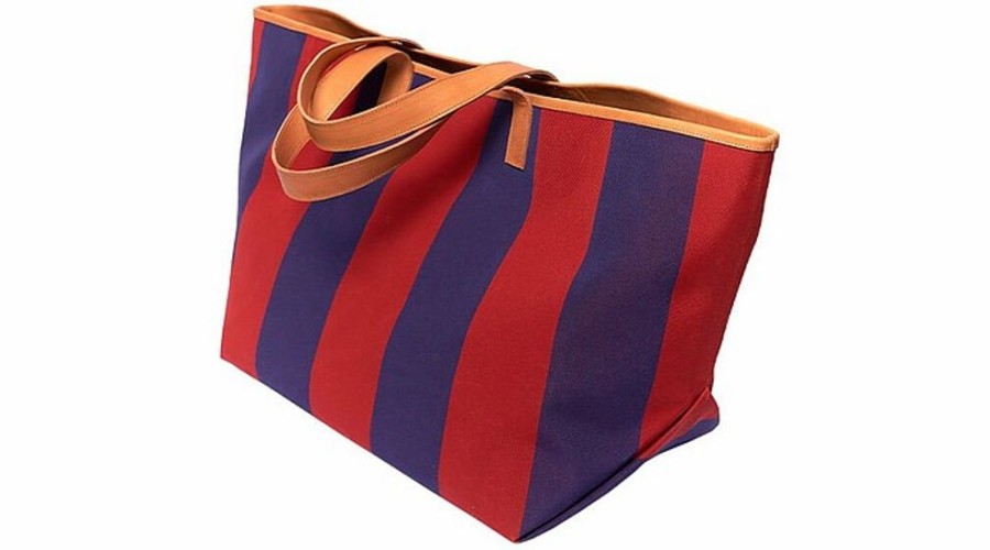 Borse Pier Sicilia Shopping | Tote Clo - Brick Red And Blue Tote Bag