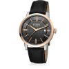 Gioielli Ferre' Milano Orologi Uomo | Black Dial Rose Gold-Tone Stainless Steel Men'S Watch