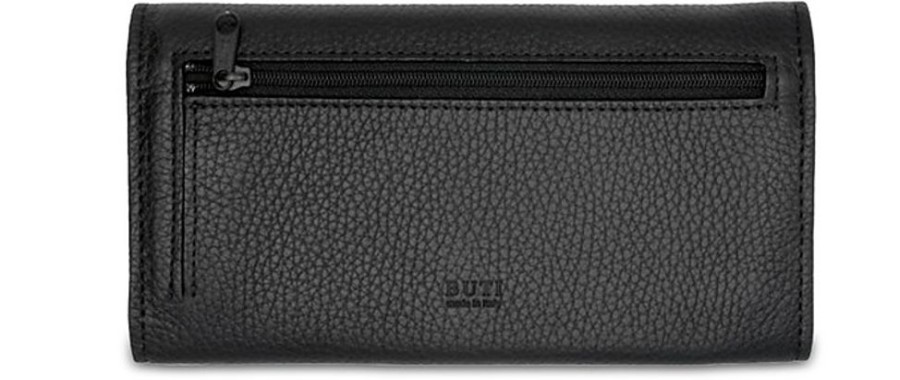 Borse Buti Portafogli & Co. | Embossed Leather Women'S Flap Wallet