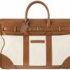 Borse Brunello Cucinelli Weekender | Country Bag In Leather And Fabric