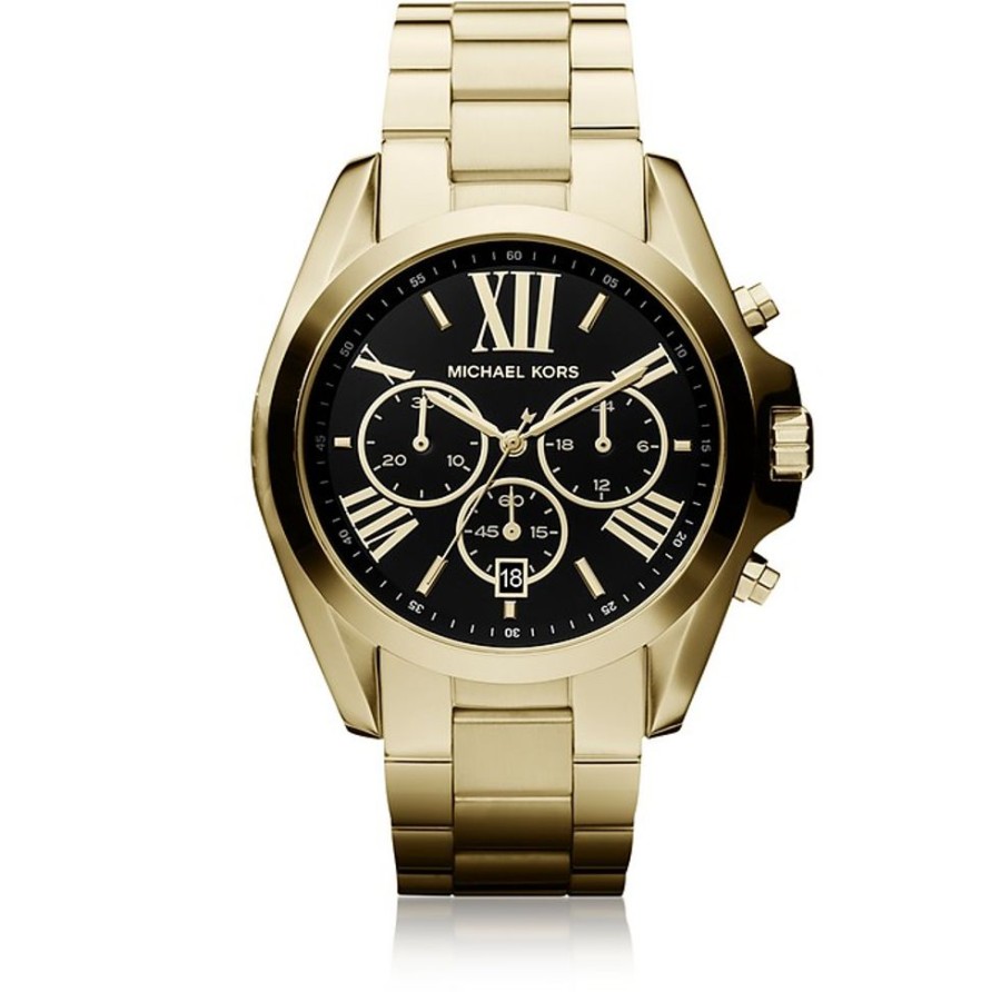 Gioielli Michael Kors Orologi Donna | Bradshaw Orologio Da Donna Con Cronografo In Acciaio Dorato