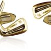 Gioielli Torrini Gioielli Uomo | Nativo Yellow Gold Golf Club Men'S Cufflinks