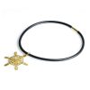 Gioielli Stefano Patriarchi Contemporary Jewelry | Dew Etched Golden Silver Necklace