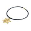 Gioielli Stefano Patriarchi Contemporary Jewelry | Frost Etched Golden Silver Necklace