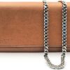 Borse Bulganeri Clutch & Mini | Saffiano Leather Wallet Bag W/Chain