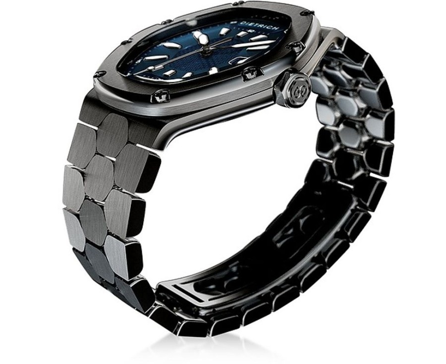 Gioielli Dietrich Orologi Uomo | Time Companion-1 316L Orologio Blu E Nero In Acciaio Inossidabile