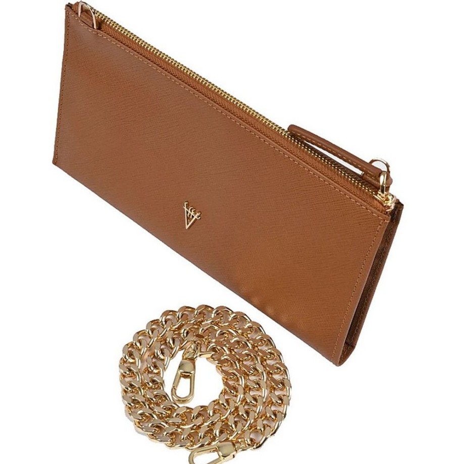 Borse HiVa Atelier Clutch & Mini | Omnia Saffiano Leather Chain Bag & Clutch