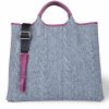 Borse Roberta Gandolfi Shopping | 2000 Joy Wool - Borsa Lana/Pelle 5 In 1