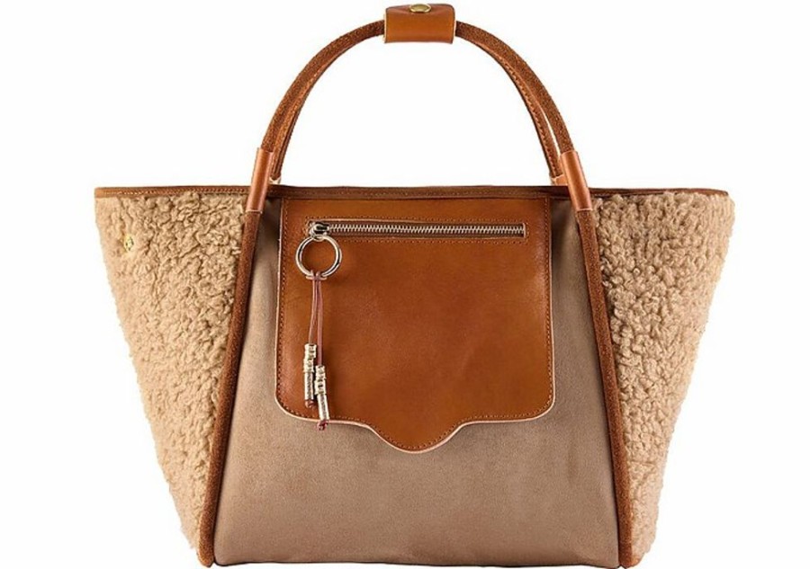 Borse ViaMailBag Shopping | Etoile Suede - Eco-Friendly Faux Sheepskin Tote Bag