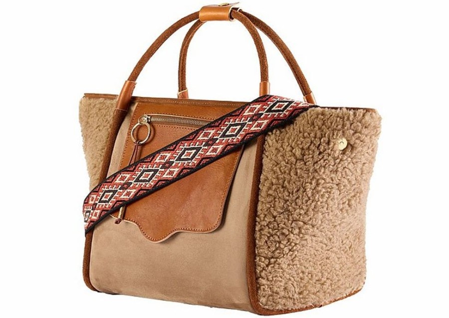 Borse ViaMailBag Shopping | Etoile Suede - Eco-Friendly Faux Sheepskin Tote Bag