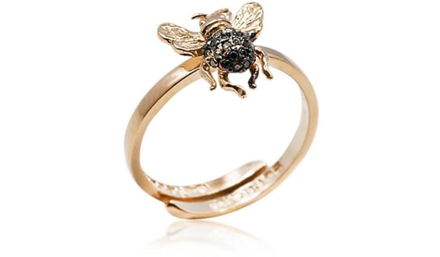 Gioielli Bernard Delettrez Fine Jewelry | Anello Mini Bee In Oro E Diamanti